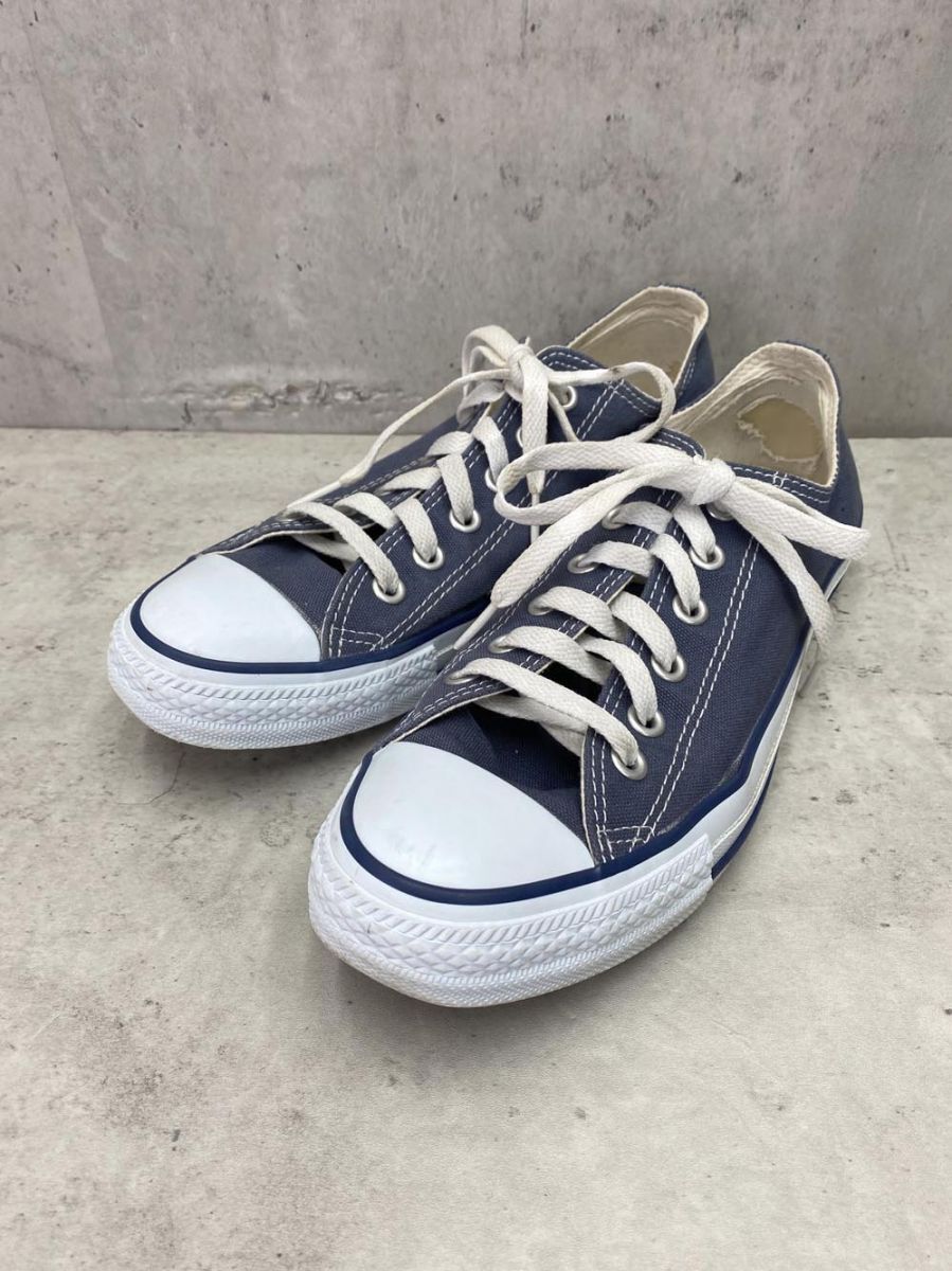 CONVERSE ALLSTAR コンバースオールスター オックス ローカット スニーカー size25.5cm/青 ■■ レディース ▽拍卖