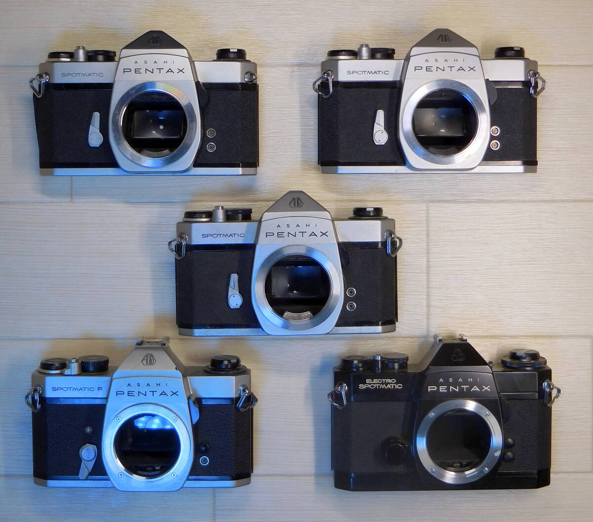 PENTAX SPORTMATIC系 SP・SPF・ES ジャンク5台 フィルムカメラ拍卖