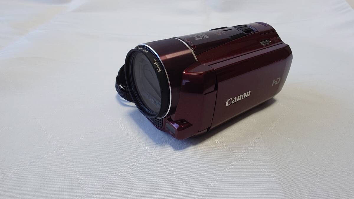 Canon iVIS HF M51 レッド フルHD ビデオカメラ 元箱 付属品あり拍卖