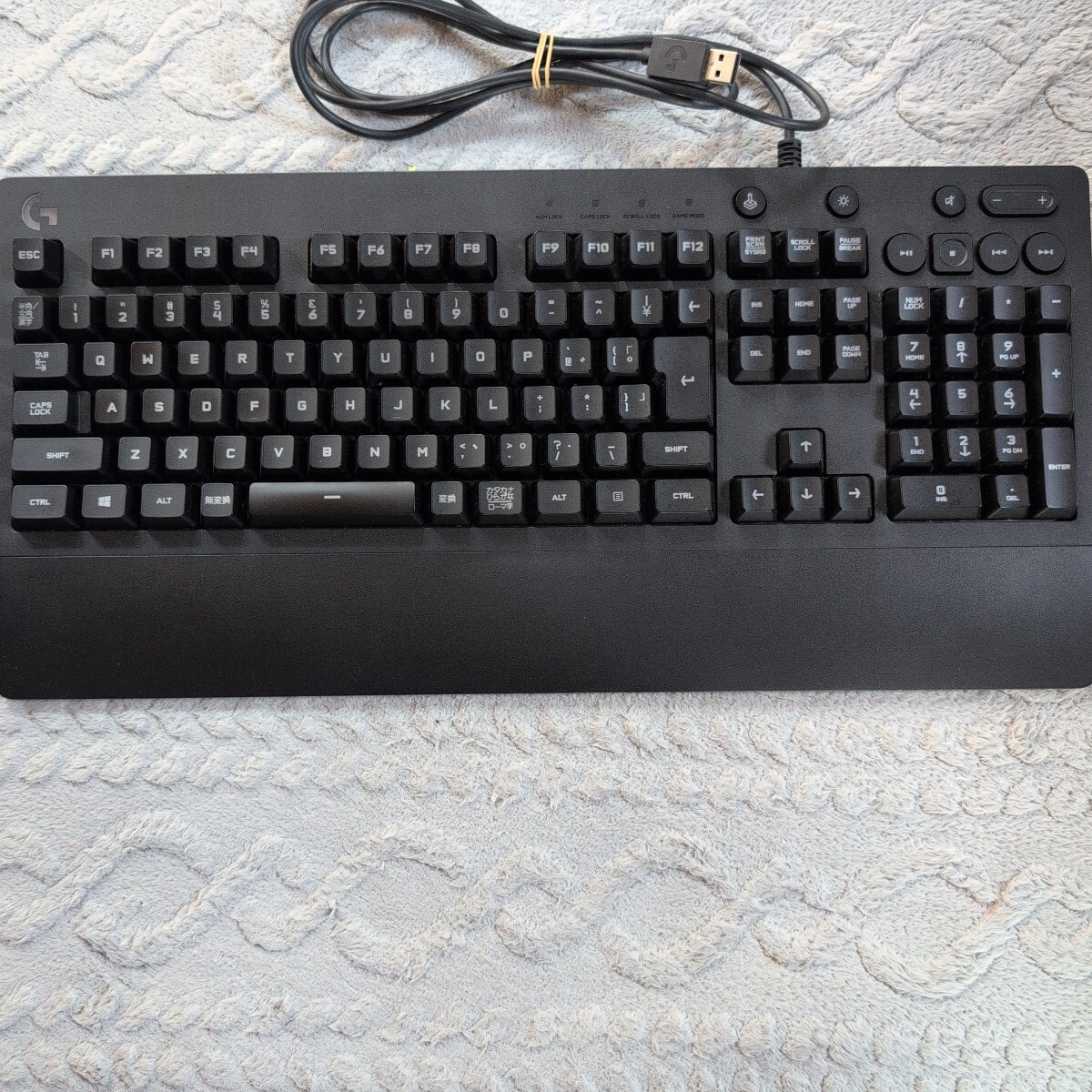 G213 Logicool ゲーミングキーボード 有線拍卖