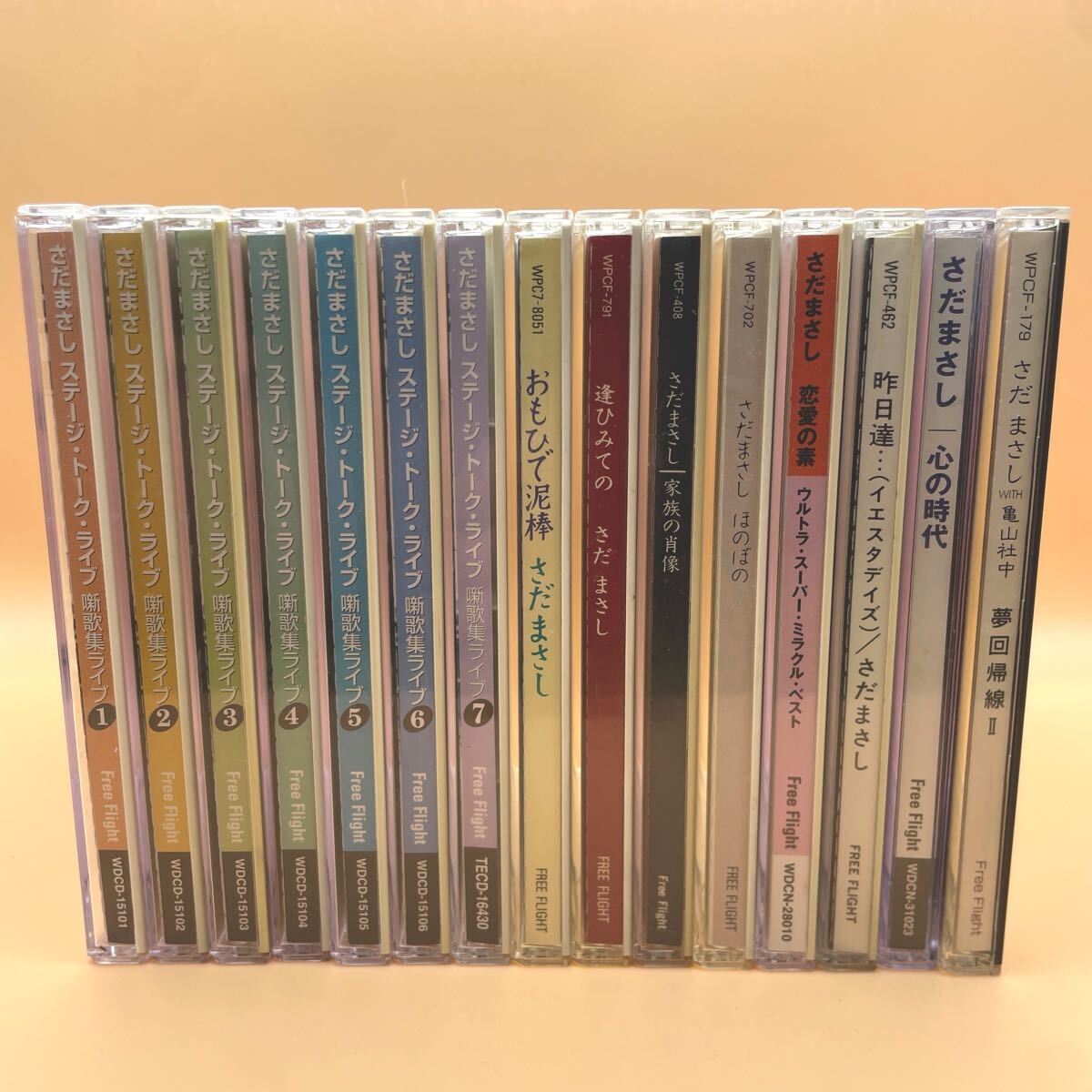 ジャンク品 さだまさし CD まとめ売り アルバム おもひで泥棒 逢ひみての 家族の肖像 ほのぼの 恋愛の素 昨日 心の時代 夢回帰線Ⅱ トーク拍卖