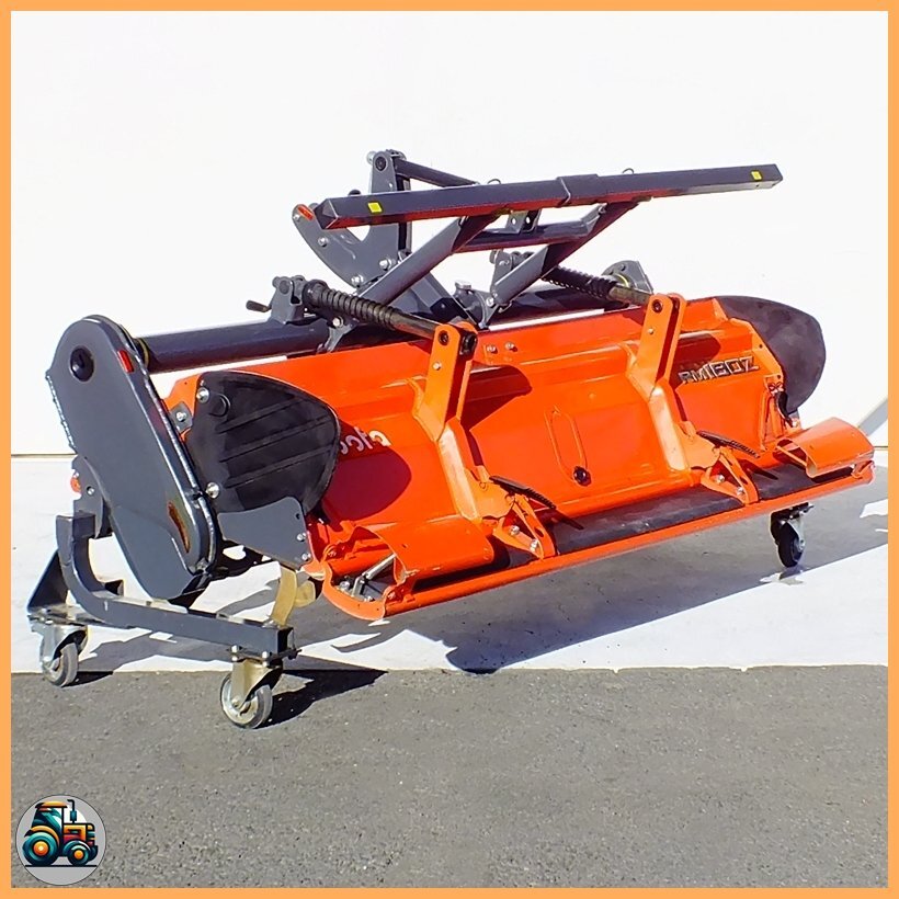 【群馬】クボタ 純正ロータリー RM180Z 作業幅約1800mm Bヒッチ 中古 デプスビーム キャスタースタンド トラクター 作業機 180cm 1.8m 耕耘拍卖