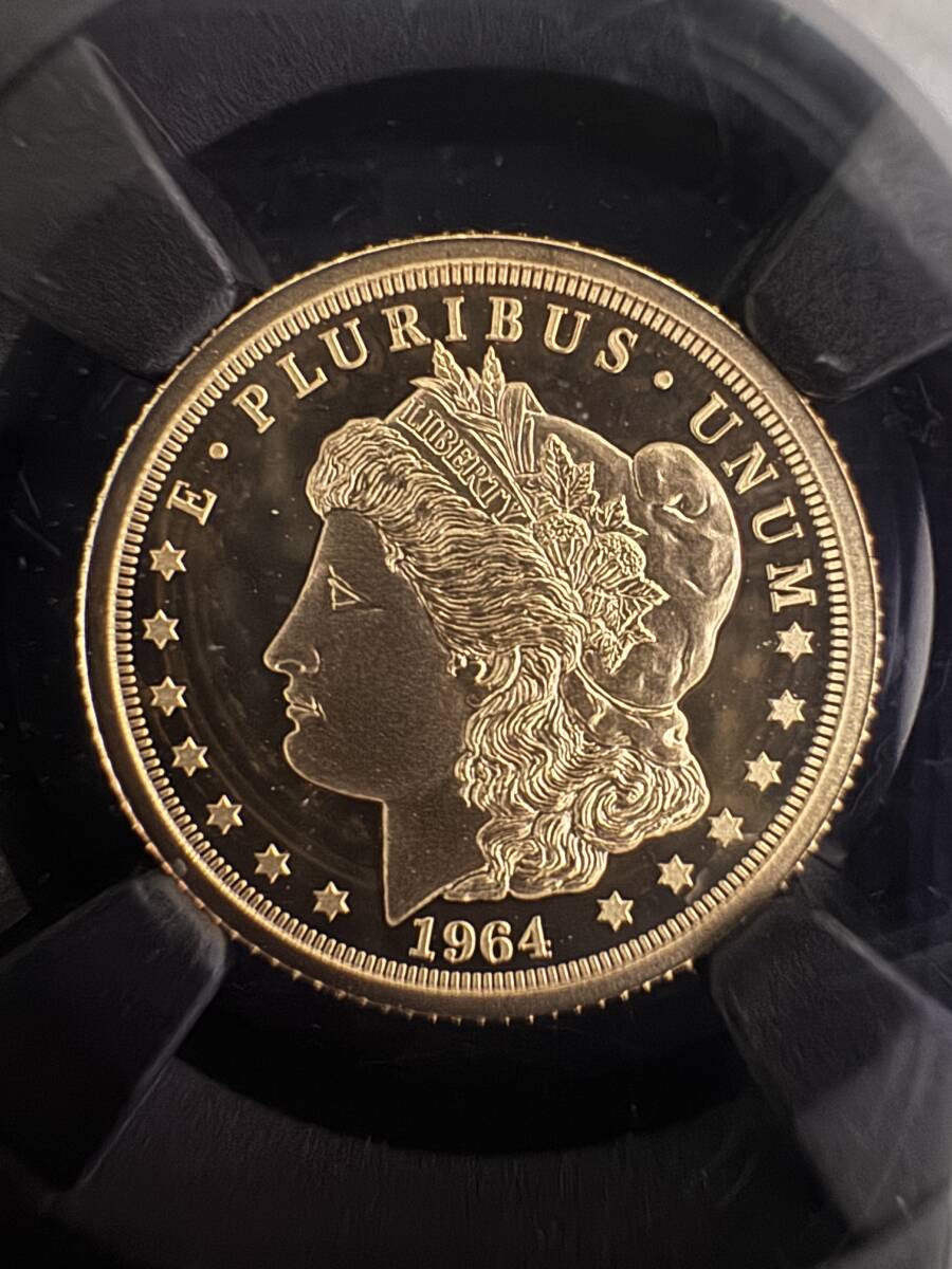 11円〜スタート【NGC最高鑑定 PF70】2019 クック諸島 純金 5ドル モルガンデザイン 金貨 初年度 TopPop 資産 100%返金保証拍卖