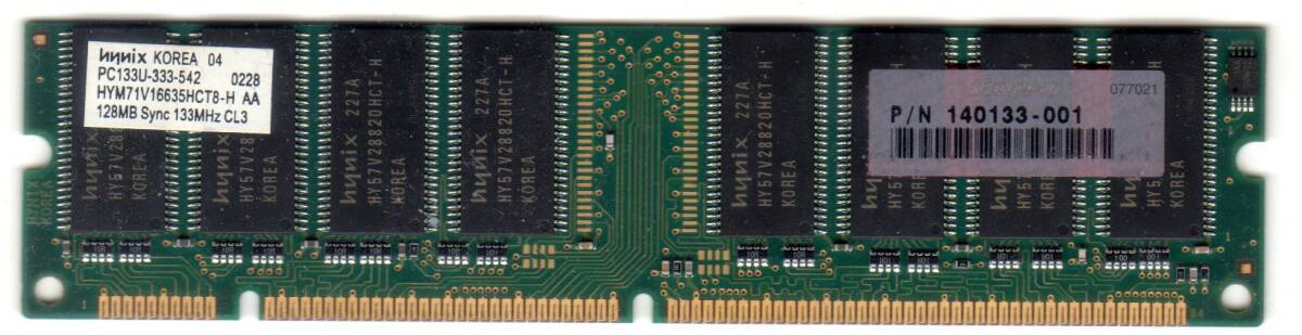 中古品 PC133 128MB CL3 SDRAM DIMM ゆうパケットポストmini 拍卖