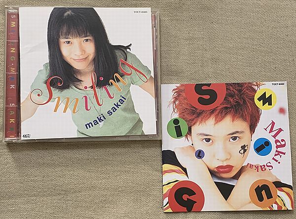 ◇CD 坂井真紀 フォトブック付 Smiling 太陽が教えてくれる 恋のザッツワチャドゥ TOCT-8483 拍卖