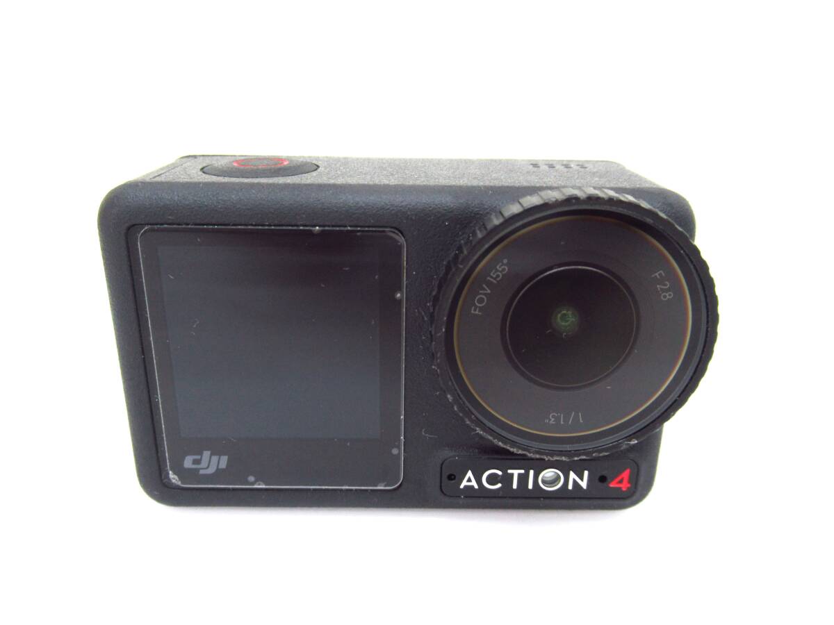 3D305EK3◇DJI OSMO ACTION 4 アクションカメラ デジタルビデオカメラ ウェアラブルカメラ タッチパネル 動作品◇中古拍卖