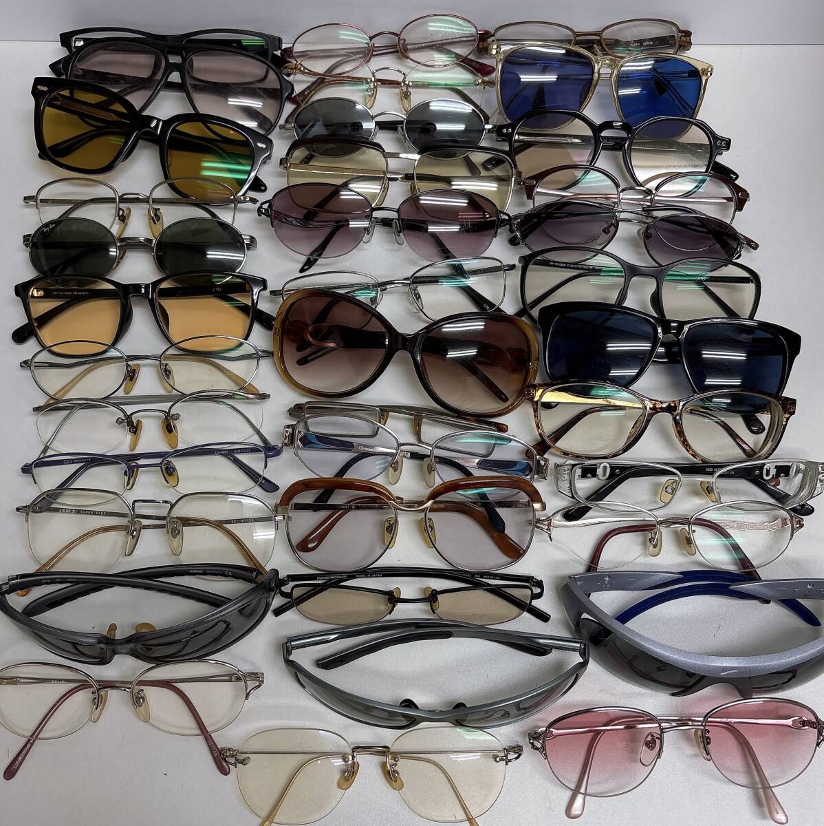 メガネ サングラス まとめ売り 一部ブランドあり レイバン ナイキ アディダスなど 金属フレーム 中古 ジャンク 長期保管品拍卖