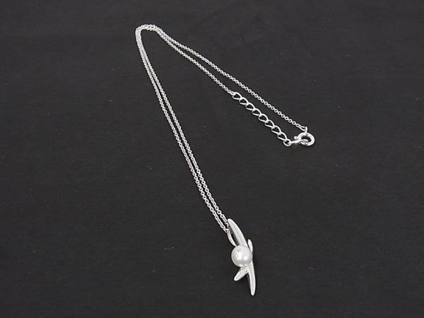 1円 ■美品■ TASAKI タサキ 本真珠 アコヤ真珠 パール 約6mm SV925 ネックレス ペンダント アクセサリー レディース シルバー系 FZ0211拍卖
