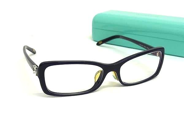 1円 TIFFANY&Co ティファニー TF2091-B-F 8180 度入り メガネ 眼鏡 レディース ネイビー系 FQ5928拍卖