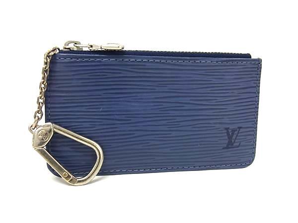 1円 ■美品■ LOUIS VUITTON ルイヴィトン M6380G エピ ポシェット クレ コインケース コインパース 小銭入れ ブルー系 HA0855拍卖