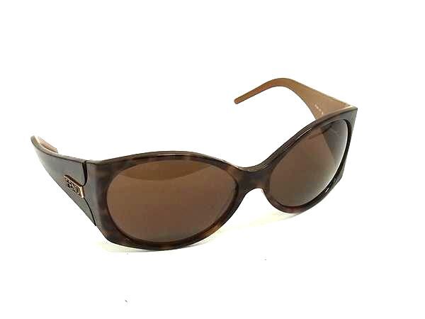 1円 ■美品■ FENDI フェンディ FS306 べっ甲調 サングラス 眼鏡 メガネ めがね メンズ レディース ブラウン系 FW3240拍卖