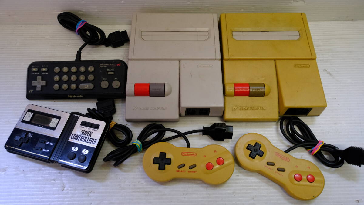 ニューファミコン本体/コントローラージャンク まとめて6個セット HVC-101 任天堂 AV仕様拍卖
