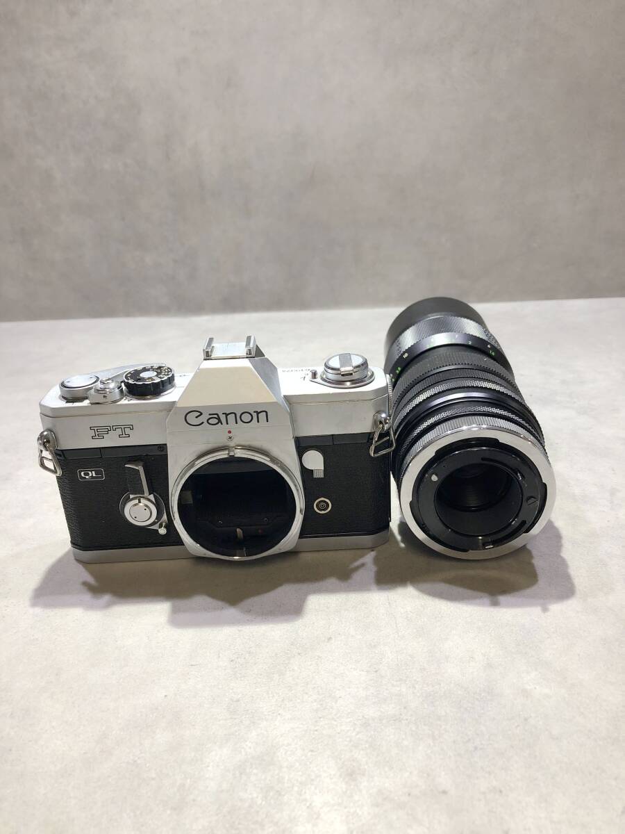 カメラ【SA1310△】 Canon キャノン FT / レンズ SIGMA XQ HIGH SPEED ZOOM MACRO SYSTEM Z 1:3.5 80-200mm【未確認】 260310拍卖