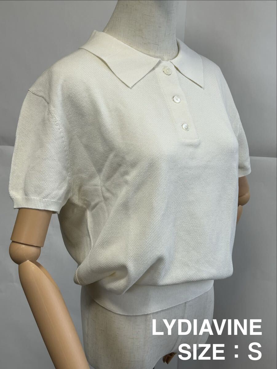 【未使用タグ付】LYDIAVINE◇リディアバイン◇半袖◇ポロシャツ◇S◇拍卖