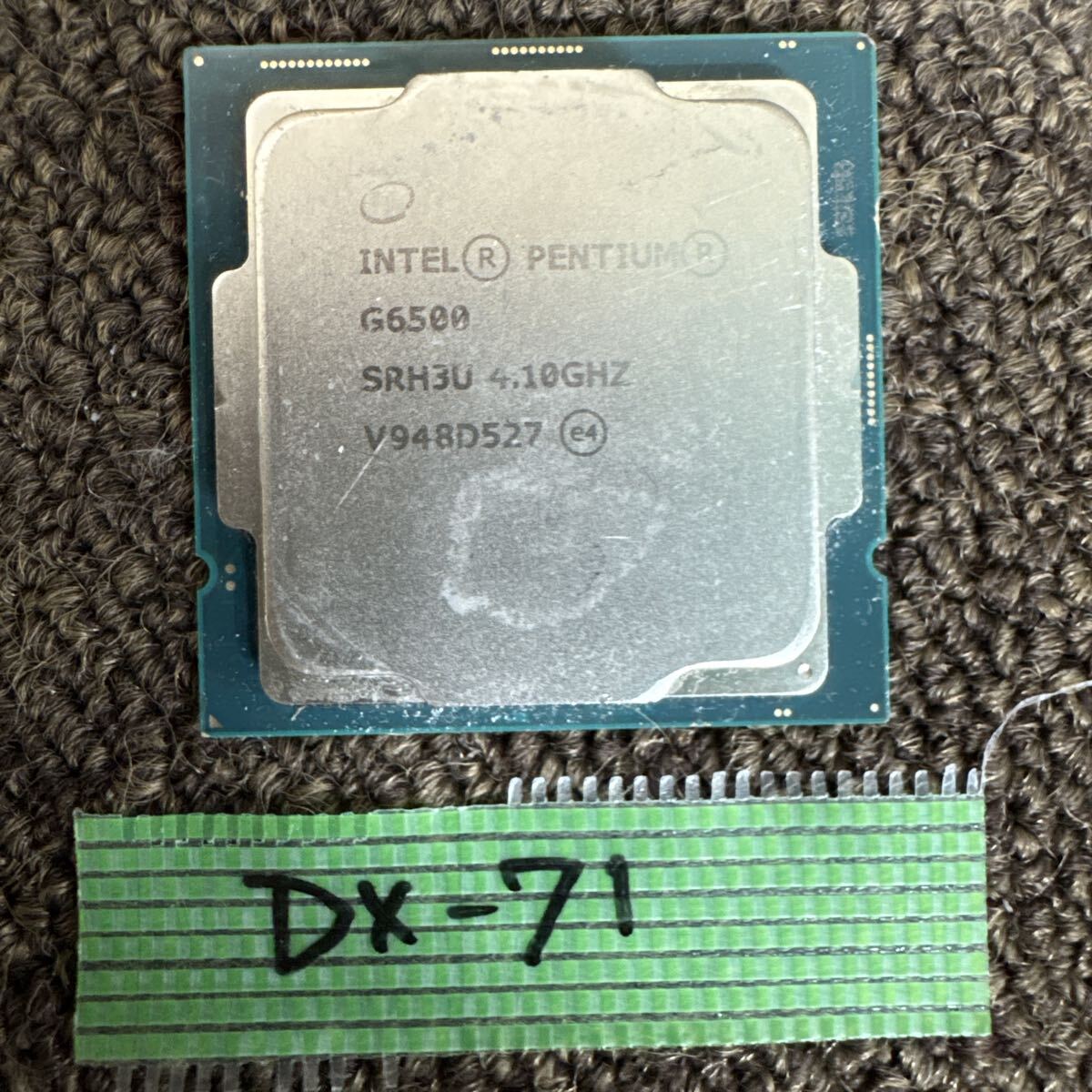 DX-71 激安 CPU Intel PENTIUM G6500 4.10GHz SRH3U 状態が悪い為動作未確認 ジャンク品 同梱可能拍卖