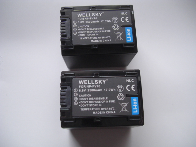 NP-FV70の2個セット念の為ジャンク出品 拍卖