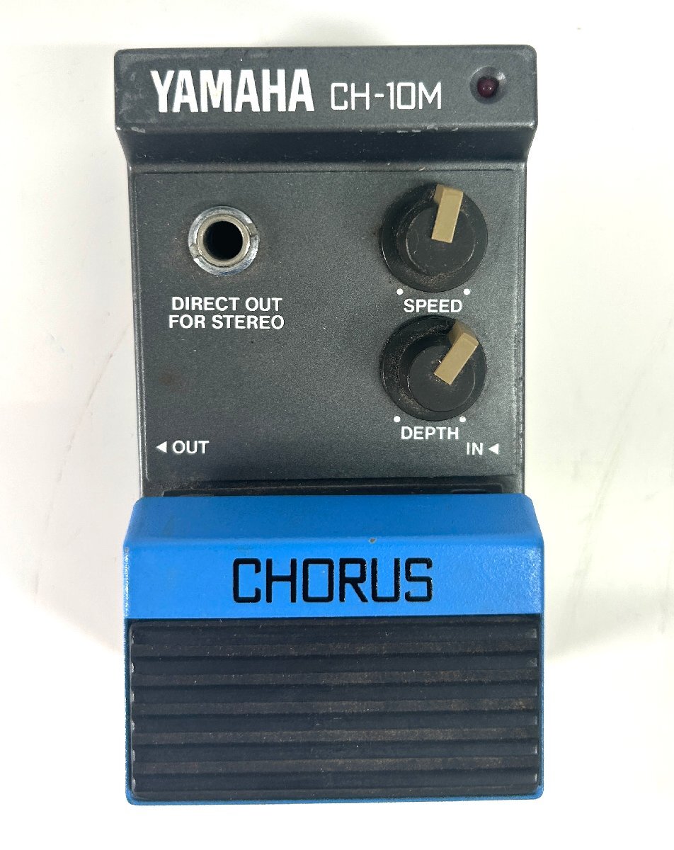 【和の美】 ★1円スタート★ YAMAHA ヤマハ コンパクトエフェクター コーラス CH-10M 通電動作未確認 ギター 音楽 演奏 CHORUS拍卖