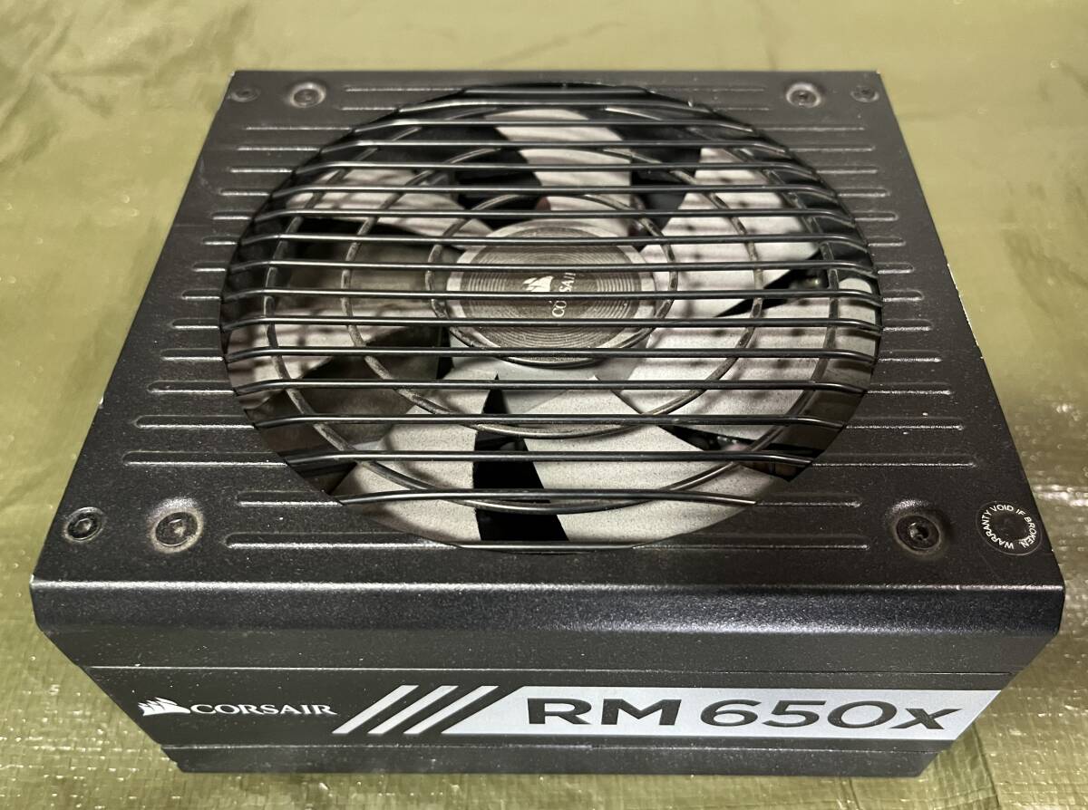 Corsair RM650x 80PLUS GOLD認証取得・フルモジュラー式電源ユニット拍卖