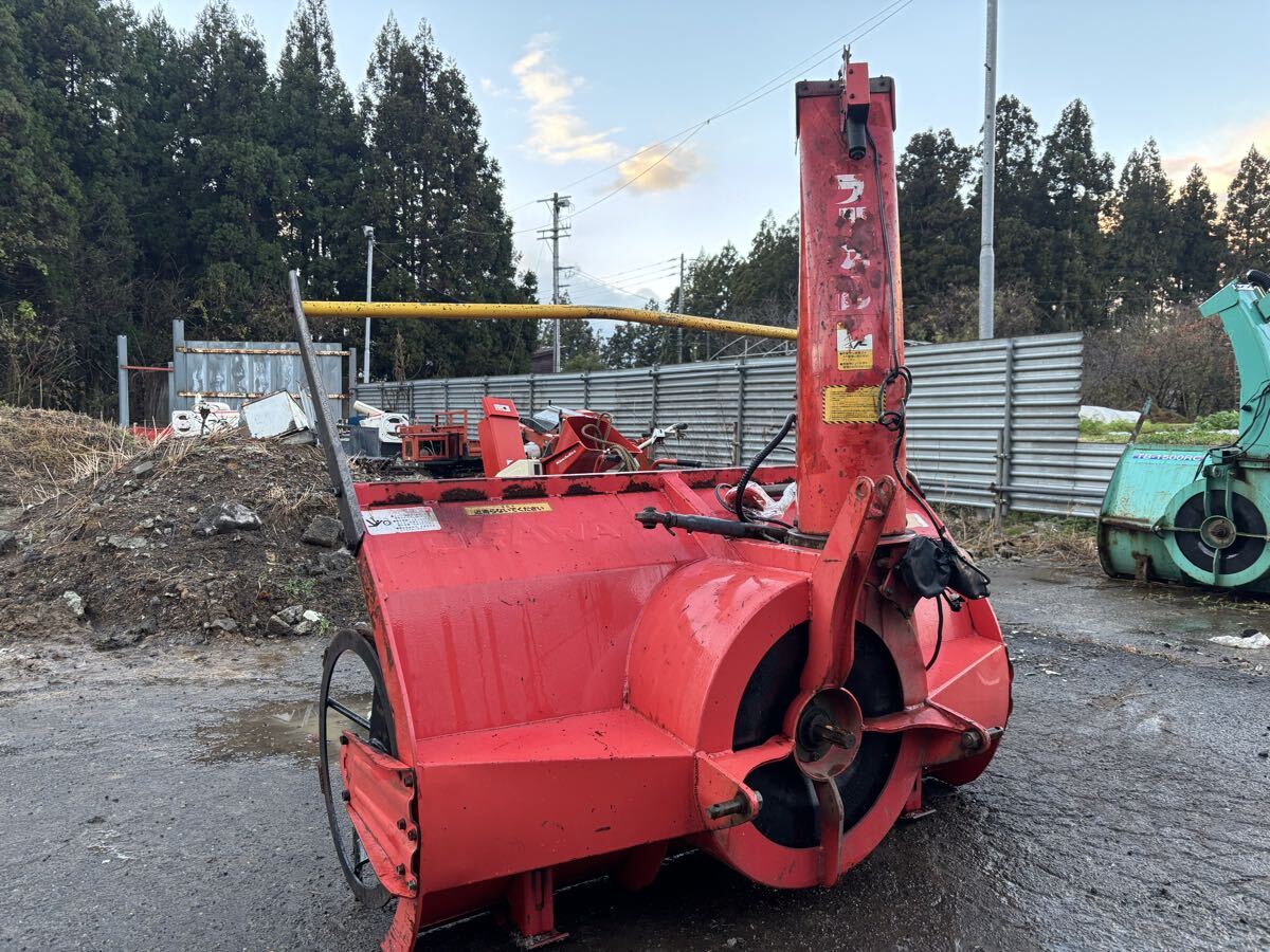 新潟県上越出品 ★中古オガワ:NSR-1503S:スノーラッセル:除雪機:トラクター用:雪かき:リモコン付:アタッチメント 動作確認OK拍卖