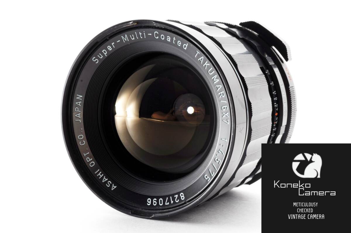 【動作品】PENTAX SMC Super-Multi-Coated Takumar 6x7 75mm F/4.5 C-742拍卖