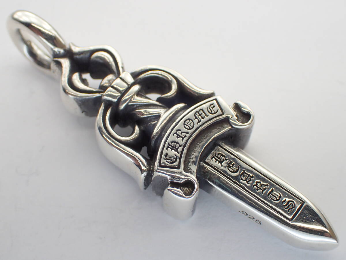 ★正規品★クロムハーツ★★ダブルダガーペンダントトップ★ 20g拍卖