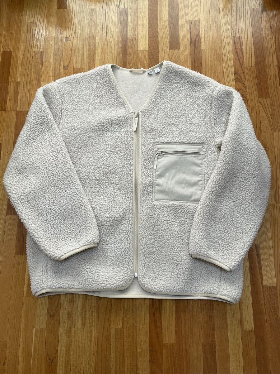UNIQLO ユニクロ ボアフリースジャケット ボアジャケット 2XL拍卖