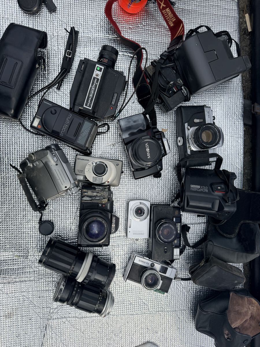 まとめて カメラ Canon フィルムカメラ OLYMPUS PENTAX FUJIFILM レンズ NIKON CANON 双眼鏡拍卖