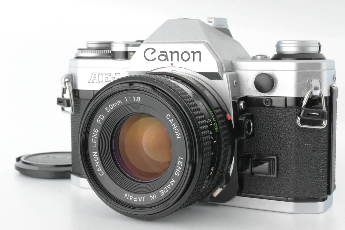 Canon AE-1 New FD 50mm F1.8 レンズセット フィルム一眼レフ FDマウント EF-1825拍卖
