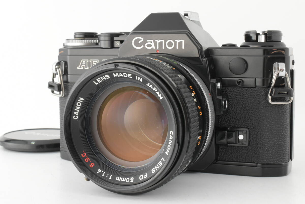 Canon AE-1 ブラック 50mm F1.4 S.S.C. レンズセット フィルム一眼レフ FDマウント EF-1842拍卖