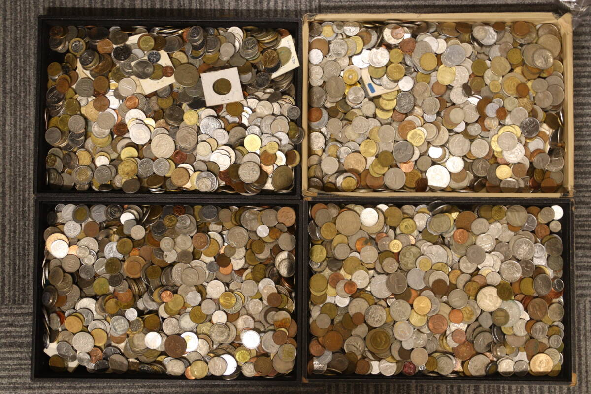 外国コイン 海外コイン 21444g まとめて おまとめ 大量 古銭 コイン 硬貨拍卖