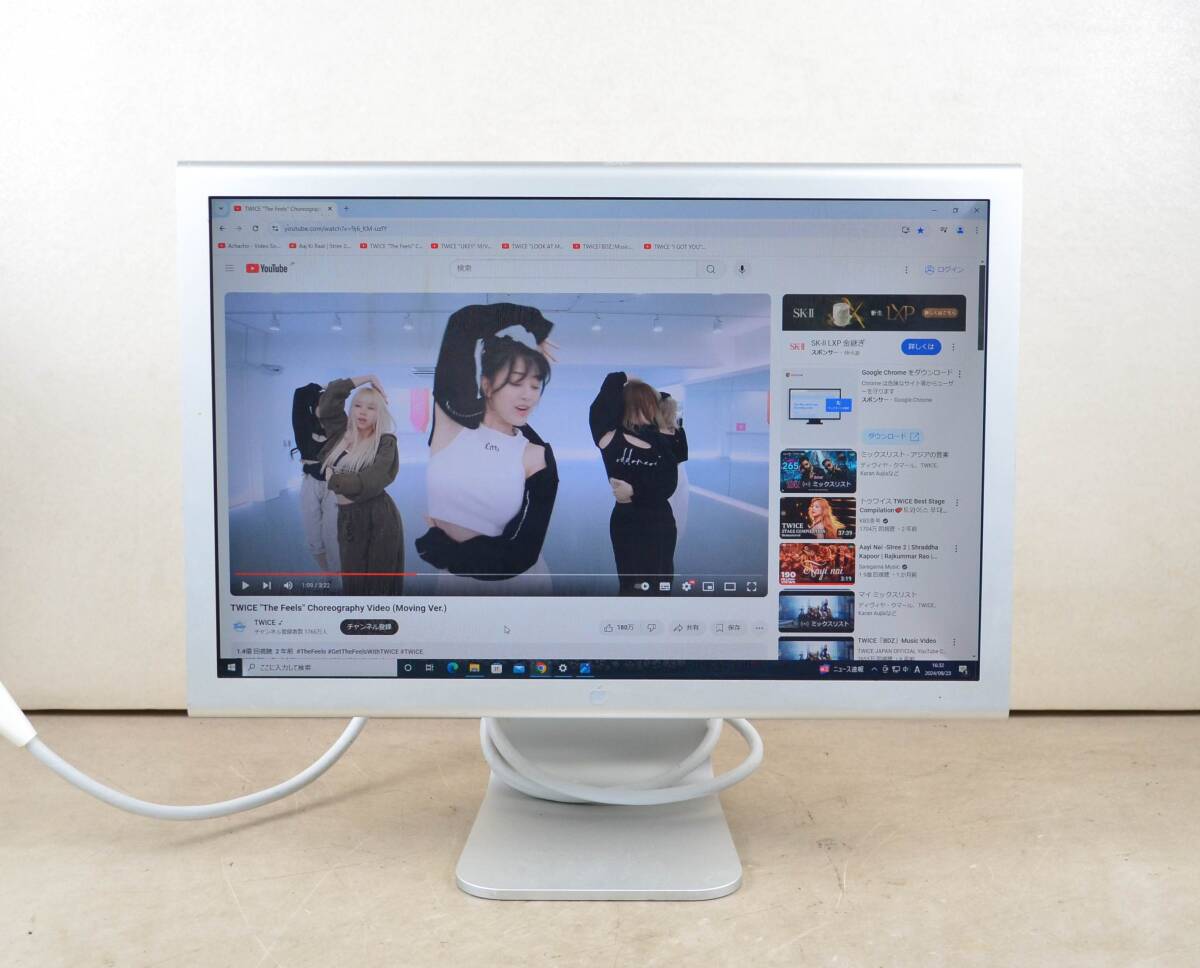 ジャンク!5028 アップル APPLE 20型ワイド Cinema Display A1081 ディスプレイ拍卖