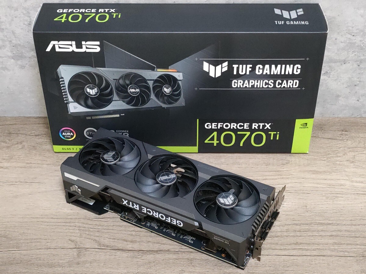 NVIDIA ASUS GeForce RTX4070Ti 12GB TUF GAMING 【グラフィックボード】拍卖