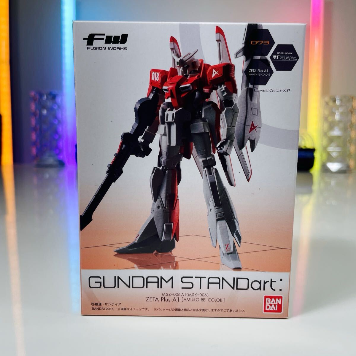 【大量 出品中】新品 未開封 絶版 希少 FW GUNDAM STANDart: 食玩 ガンダム スタンダート バンダイ ゼータプラス A1 アムロ・レイ カラー拍卖
