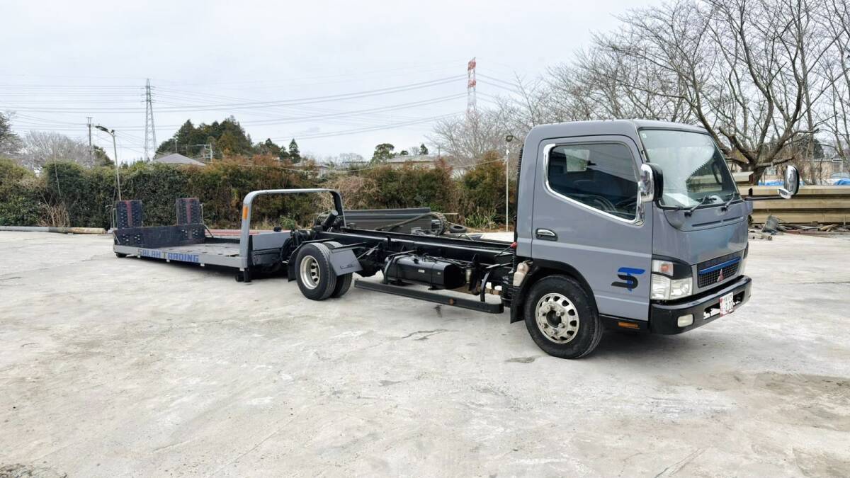 【諸費用コミ】●三菱キャンター ●DPF不要●4M50ターボ6速●フルフラット 積載車●KK-FE83DGN●ラジコン付●平成14年式車検R8年9月まで 拍卖