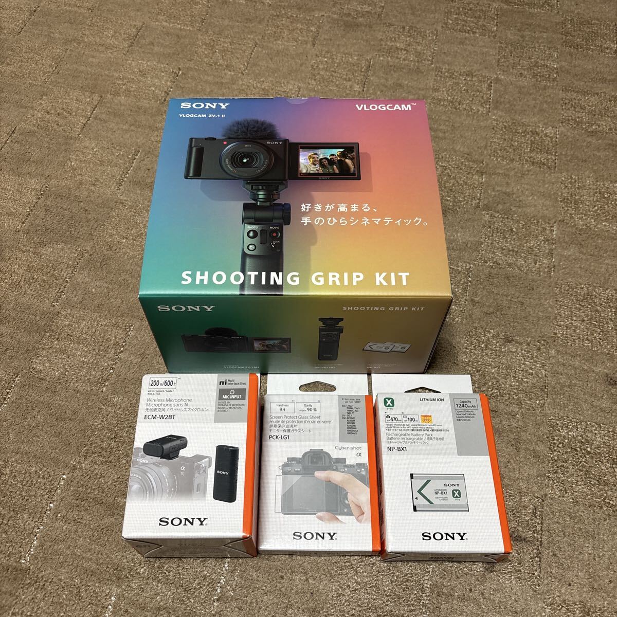 SONY VLOGCAM シューティンググリップキット ZV-1 II拍卖