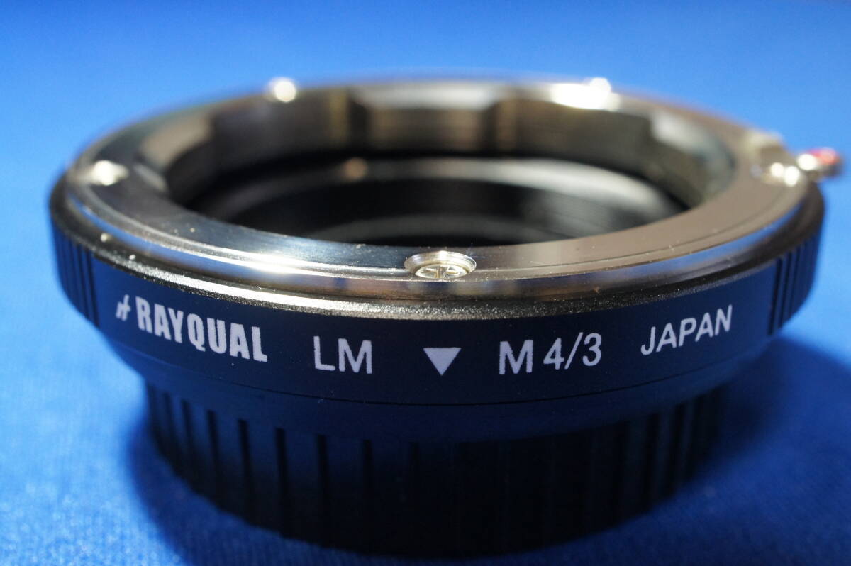美品 RAYQUAL レイクォール マウントアダプター ライカMレンズ→オリンパス マイクロフォーサーズボディ拍卖
