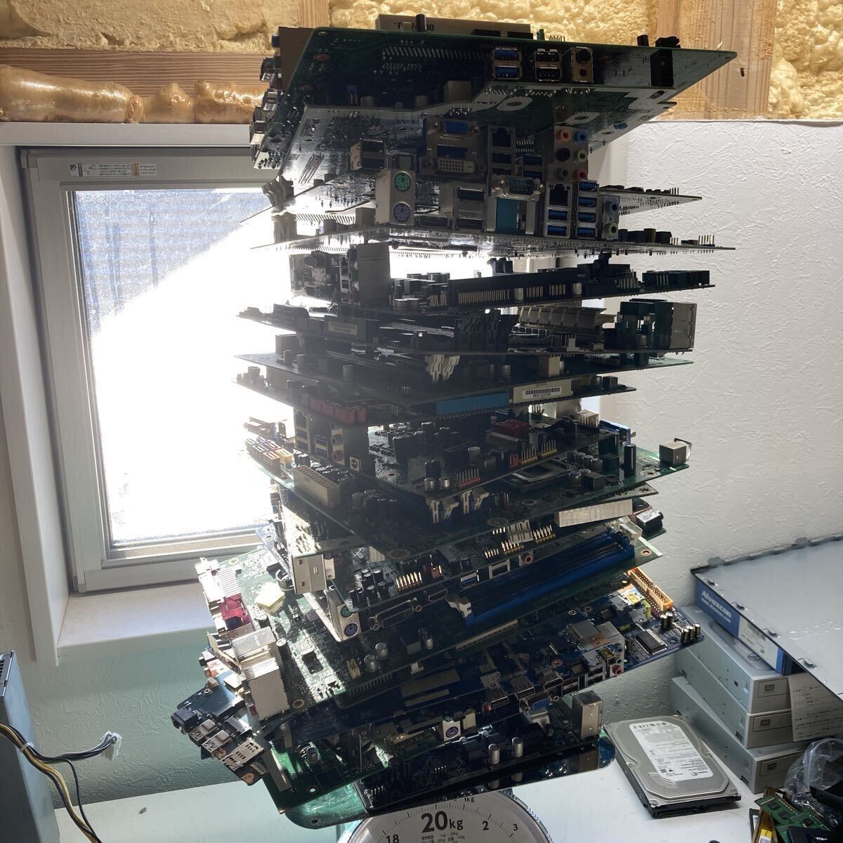 都市鉱山 /デスクトップPC マザーボード /約9.1kg/ パラジウム レアメタル 金銀銅抽出 / ジャンク ④拍卖