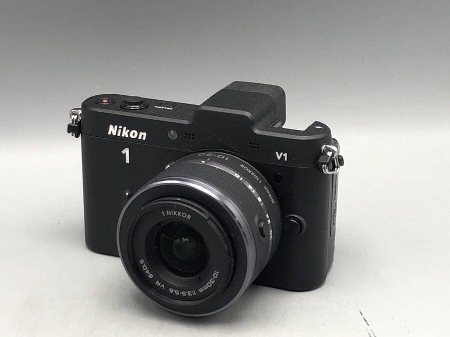 Nikon 1 V1 1 NIKKOR 10-30mm 1:3.5-5.6 VR ミラーレス一眼レフカメラセット■ジャンク品拍卖