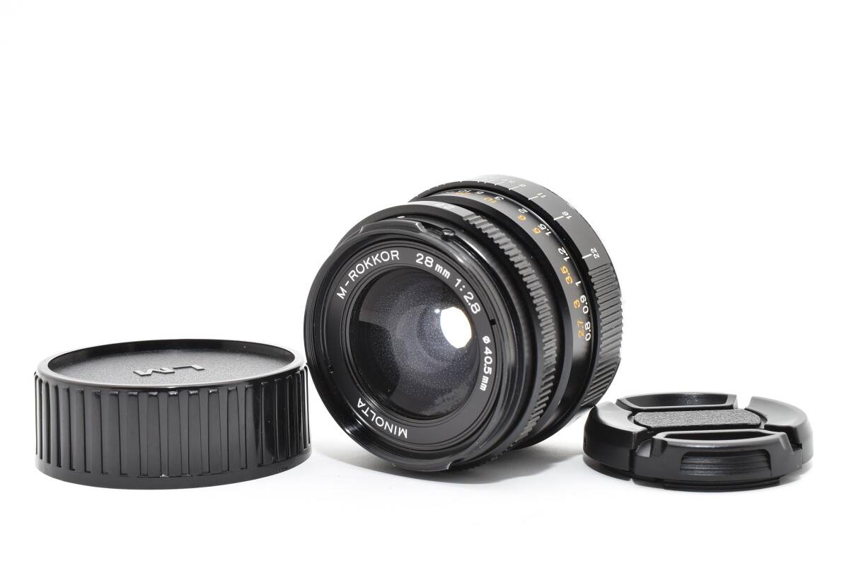 MINOLTA M ROKKOR 28mm f2.8 ミノルタ 単焦点 レンズ #4285拍卖