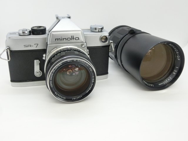 ★ 【レンズセット】ミノルタ minolta SR-7 ROKKOR 1:3.5 28mm 200mm 一眼レフ フィルム カメラ 交換 レンズ 動作未確認 【中古】dgs4706拍卖