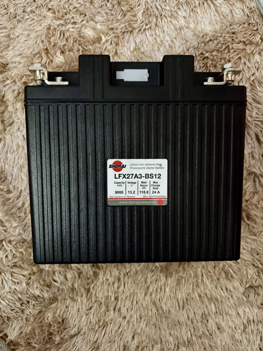 ショーライ SHORAI リチウム バッテリー LFX27A3-BS12 ハーレー FXE FXS FXEF ローライダー XLH エボ スポーツスタ 883 1100 1200拍卖