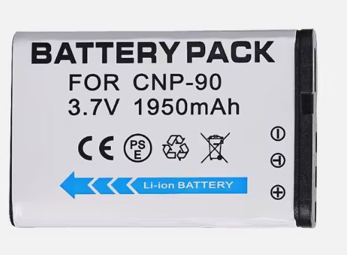 ◆送料無料◆ CASIO カシオ NP-90 CNP90 バッテリー 1950mah EXILIM エクシリム EX-H20G EX-FH100 EX-H10 EX-H15 BC-90L 電池 互換品拍卖