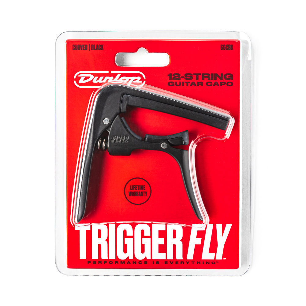 Jim Dunlop ジムダンロップ TRIGGER FLY CAPO 12-STRING BLACK 12弦ギター用カポタスト ギターカポ ブラック拍卖