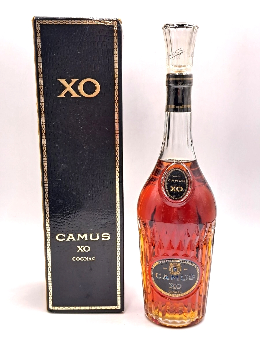 y651【 未開栓 1円スタート 】 カミュ XO ロングネック 700ml 40% 1,430g ブランデー コニャック拍卖