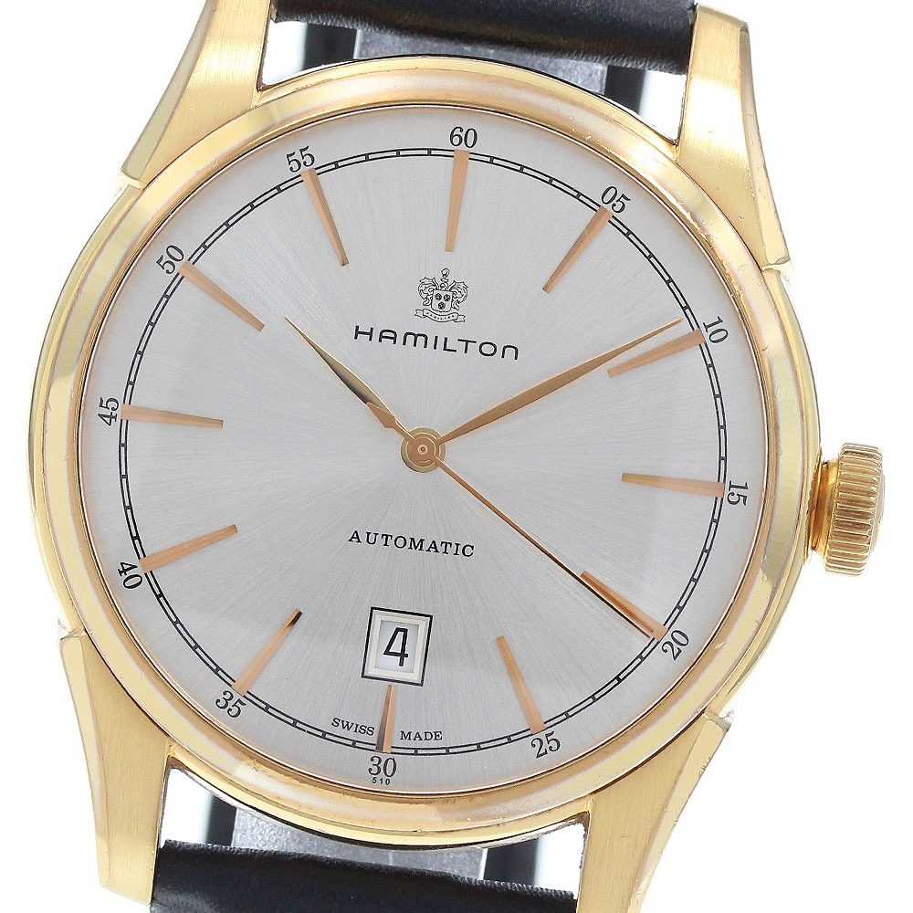 ハミルトン HAMILTON H424450 ジャズマスター スピリットオブリバティ デイト 自動巻き メンズ _945592拍卖