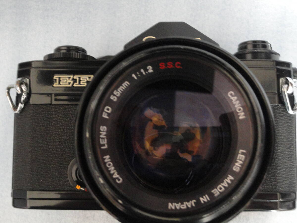 ★★Canon 「EF」+ FD55mm1.2fS.S.C ★キヤノン「EF」+FD55mm1.2fS.S.C★★拍卖