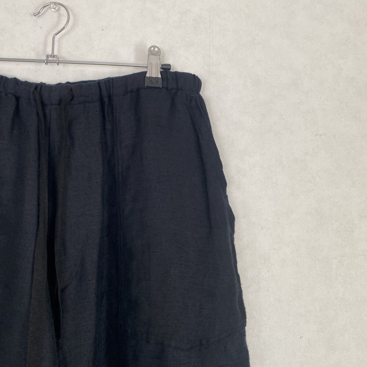 COMOLI 25SS リネンサテン ドローストリングパンツ B01-03019拍卖