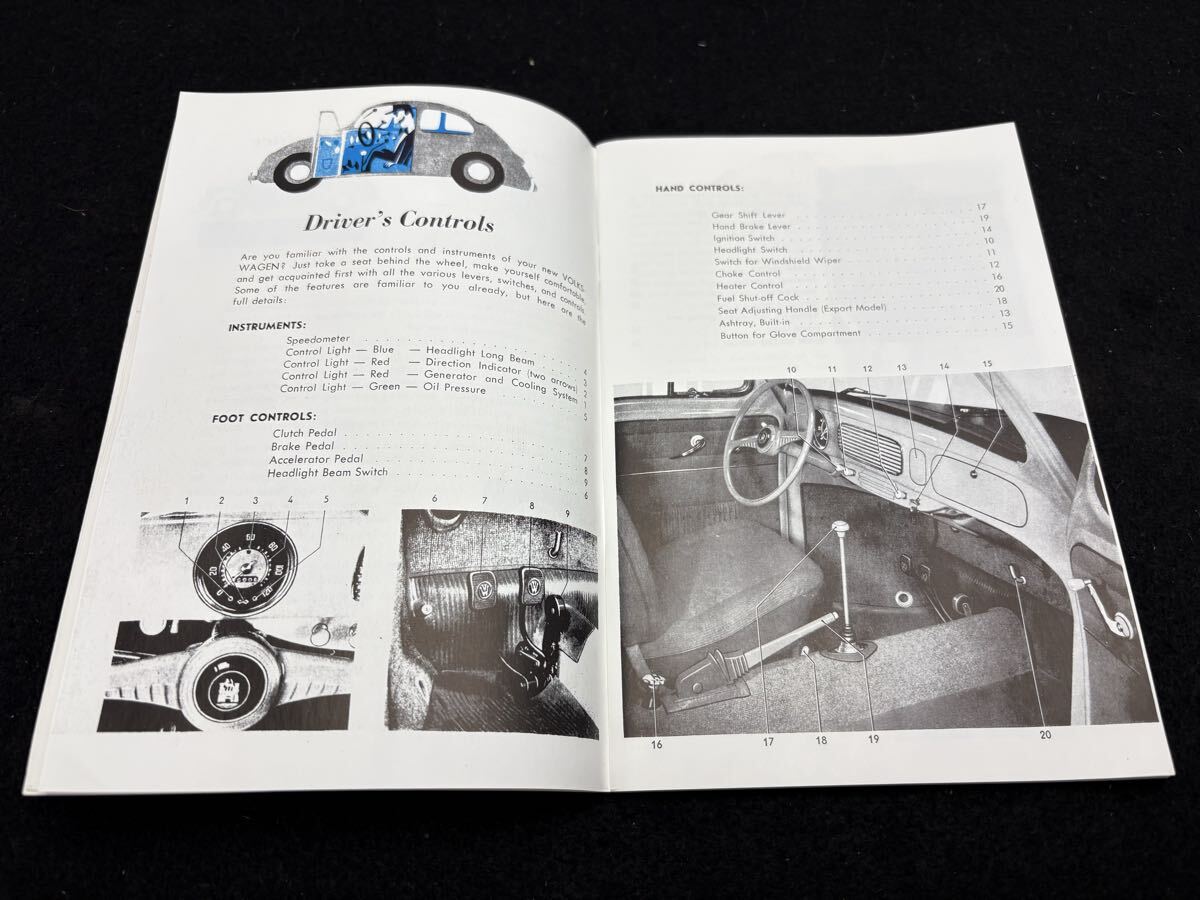 ★★ 空冷VW 空冷ワーゲン 空冷ビートル タイプ1 オーバルウィンド Instruction Manual マニュアル? コレクション拍卖