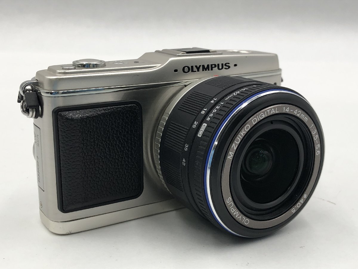 ♪▲【OLYMPUS オリンパス】ミラーレス一眼レフカメラ 部品取りM E-P1 0317 8拍卖