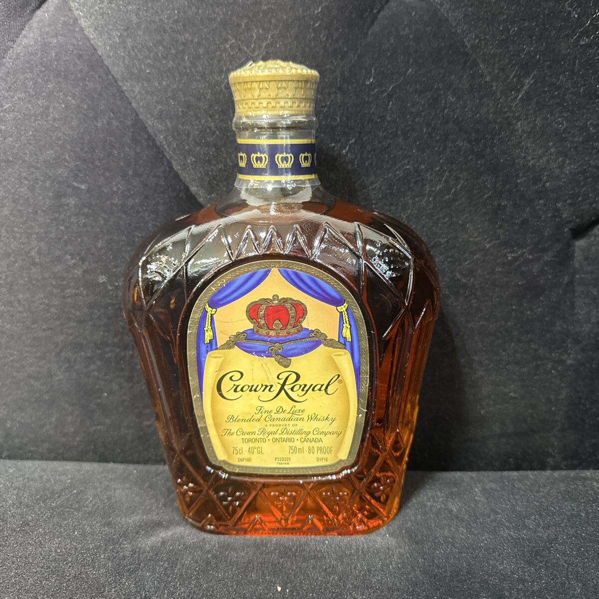 ★ 【未開栓】Crown Royal クラウン ロイヤル カナディアンウイスキー 750ml 40% 拍卖